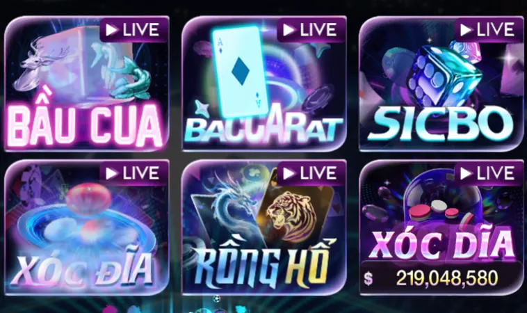 Đa Dạng Trò Chơi Tại Sảnh LiveStream Casino 789Club Trải Nghiệm Đẳng Cấp Quốc Tế Với Dealer Xinh Đẹp