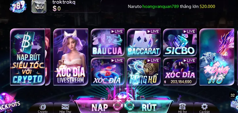 Sảnh Game Bài 789Club Sảnh Giải Trí Đẳng Cấp Với Tỷ Lệ Thắng Cược Cao