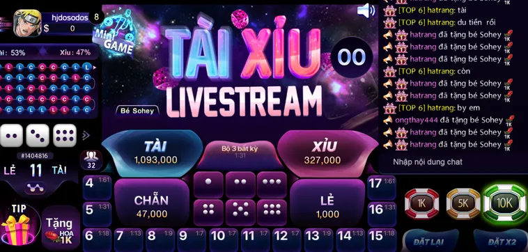 Trải Nghiệm Cá Cược Tài Xỉu Casino Tại 789Club Uy Tín Với Tỷ Lệ Cao